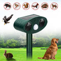 Outdoor Solar-Powered Ultrasonic Animal Repellent, 708, 708B