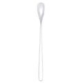 15cm 304 Stainless Steel Spoon Coffee Square Head Spoon Long Handle Mixing Spoon, Stainless Steel Color, Titanium Gold, Rose Gold, Titanium Black, Blue, Purple