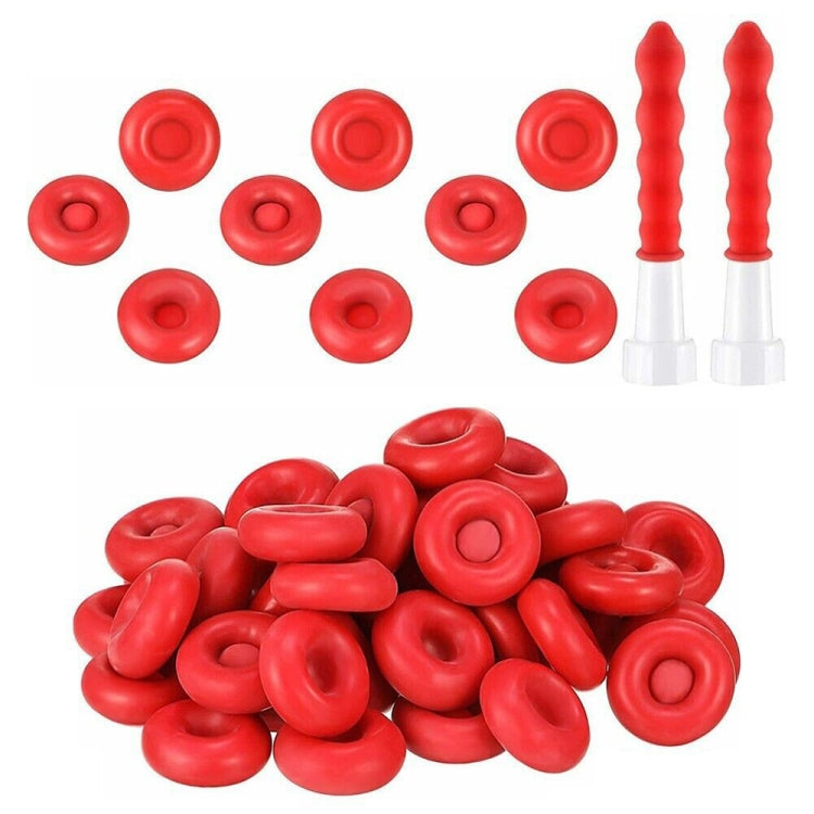 Glass Glue Nozzle Sealing Cap Leak-proof Sleeve Glass Glue Nozzle Protective Sleeve, 10pcs, 20pcs, 50pcs, 100pcs