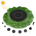 Lotus Leaf Solar Fountain Outdoor Garden Floating Landscaping, 28cm