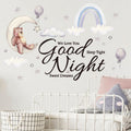 2pcs/set 25x70cm Cartoon Wall Stickers Kids Room Background Decoration Stickers