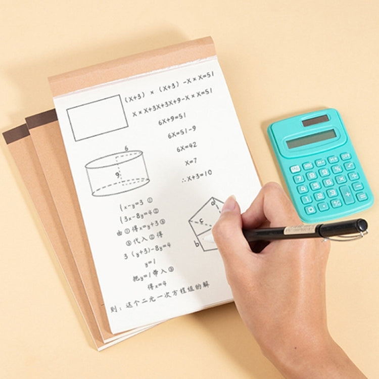 Blank Kraft Sketchbook Doodle Notebook, Small 64K