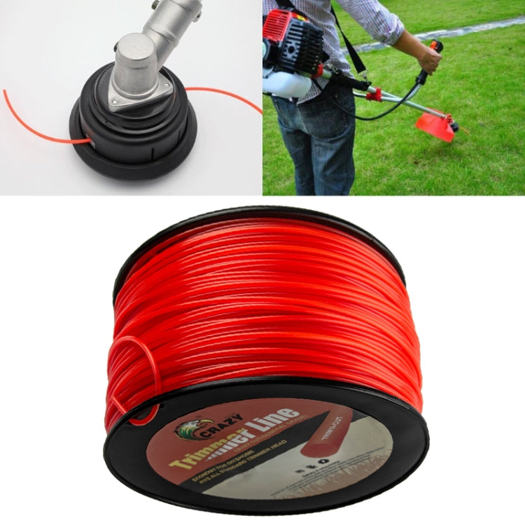 3LB Line Shaft Grass Rope Nylon Cutting Grass Rope, 2.4mm Round, 2.4mm Square, 2.7mm Round, 2.7mm Square, 3.0mm Round, 3.0mm Square