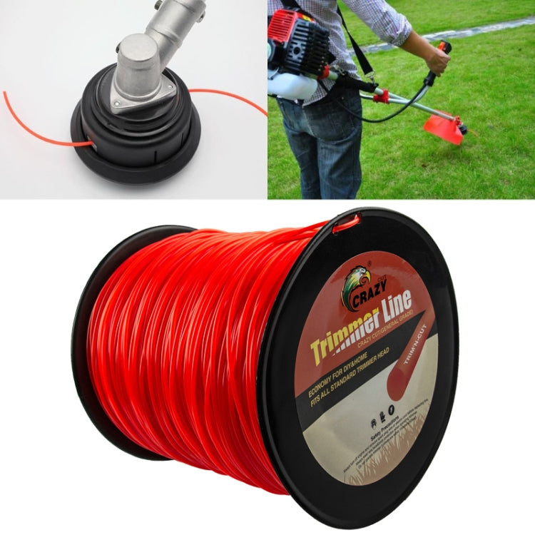 5LB Line Shaft Grass Rope Nylon Cutting Grass Rope, 2.4mm Round, 2.4mm Square, 2.7mm Round, 2.7mm Square, 3.0mm Round, 3.0mm Square