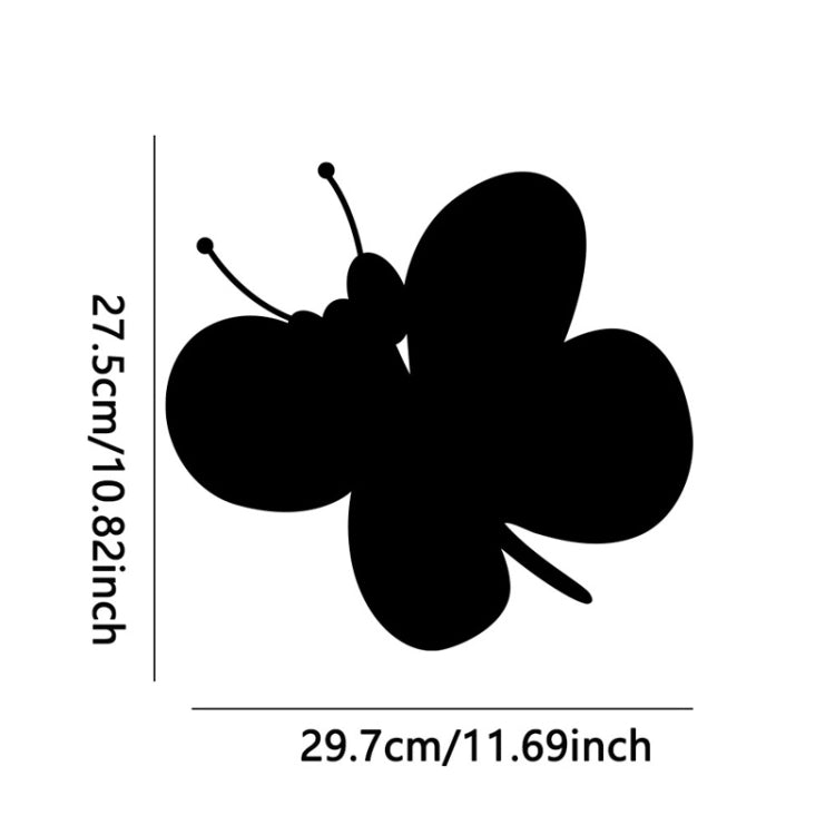 Acrylic Butterfly Stereo Wall Stickers Bedroom Living Room Background Wall Decoration Soft Mirror, Butterfly