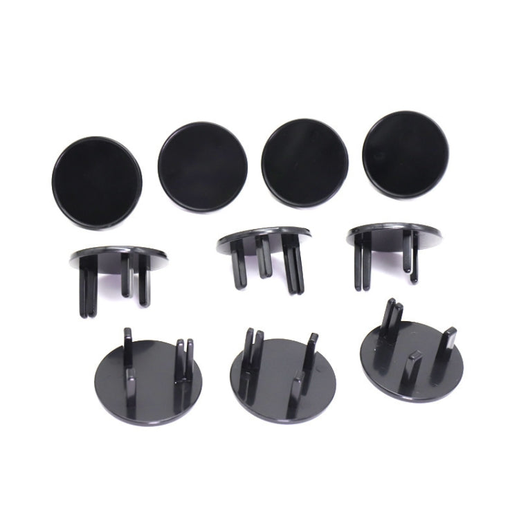 UK 3-Hole Baby Socket Protection Cover, Round Black, Round Transparent, Pear Shaped White, Round Thin White, Round Thin Black