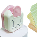 3 In 1 Fancy Corner Cutter Multi-angle Corner Cutter Chamfering Embosser, Flat Corner (Pink), Beauty Corner (Purple), Round Corner (Green), Round Corner (Blue)
