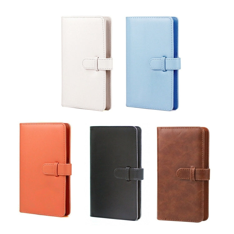 For Polaroid Square SQ1/6/10/20/40/SP-3 80pcs Photo Album, Black, White, Blue, Orange, Brown
