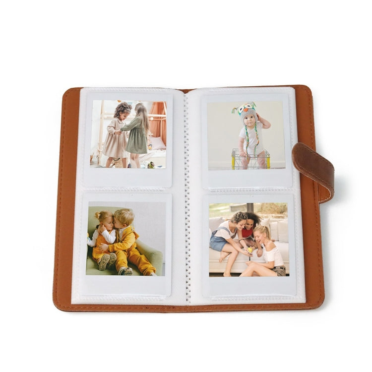 For Polaroid Square SQ1/6/10/20/40/SP-3 80pcs Photo Album, Black, White, Blue, Orange, Brown