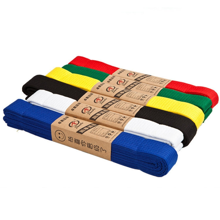 Grade Certified Taekwondo Belt Karate Waist Belt Taekwondo Uniforms Sash, 2.2m, 2.4m, 2.6m
