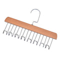 Wooden Sling Hanger Lingerie Vest Tie Organizer Household Wave Drying Racks
