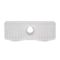 Bathroom Kitchen Silicone Faucet Anti-Splash Drain Mat, White, Grey, Black, White+Waterproof Edge, Gray+Waterproof Edge, Black+Waterproof Edge