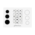Silicone Manicure Pads Nail Sticker Printing Filling Coloring Pads, 21x15cm A, 21x15cm B