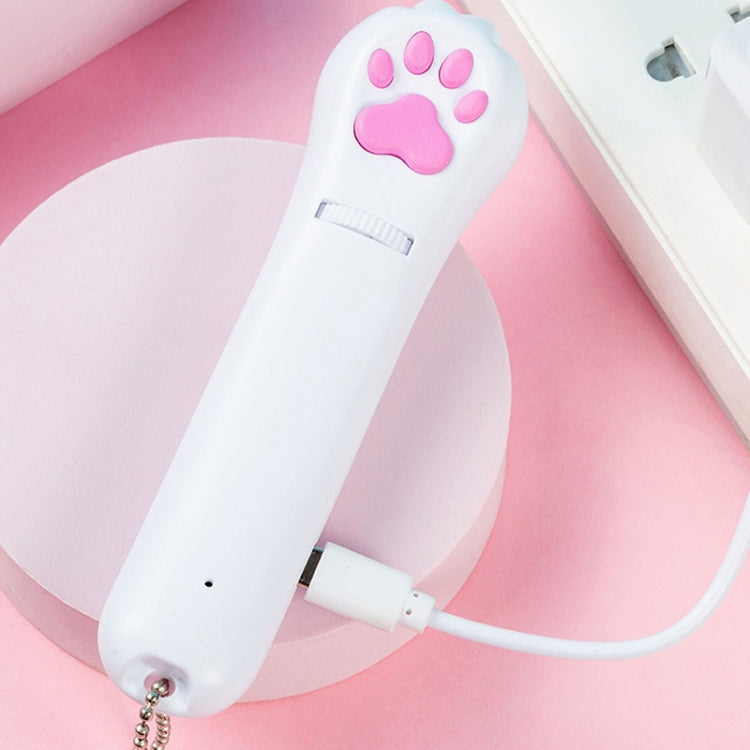 Pet Projection Toy USB Rechargeable LED Pattern Projector Cat Teaser Interactive Toys, A Type-Red Laser+ Green Light, B Type-Red Laser+ Red Light, C Type-UV Light+Green Light, D Type -UV Light+Red Light