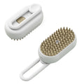 Pet Electric Spray Comb Rechargeable Cat Steamy Grooming Brush Cleaning Tool, Handle White, Handle Coffee
