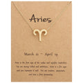 Zodiac Signs Necklace Electroplate Alloy Short Chain Jewelry, Aries Golden, Cancer Golden, Libra Golden, Virgo Golden, Leo Golden, Aquarius Golden, Pisces Golden, Taurus Golden, Capricorn Golden, Sagittarius Golden, Scorpio Golden, Gemini Golden       ...