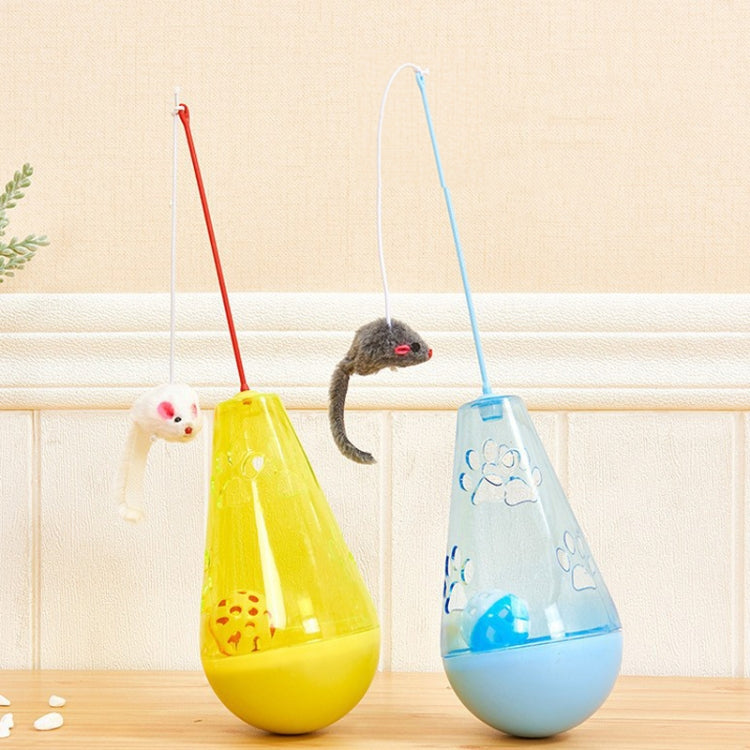 Cat Toy Ball Cat Stick Self-stimulation Boredom Relief Food Leakage Tumbler