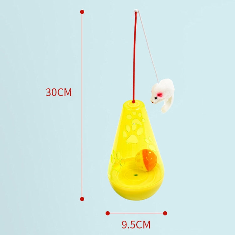 Cat Toy Ball Cat Stick Self-stimulation Boredom Relief Food Leakage Tumbler