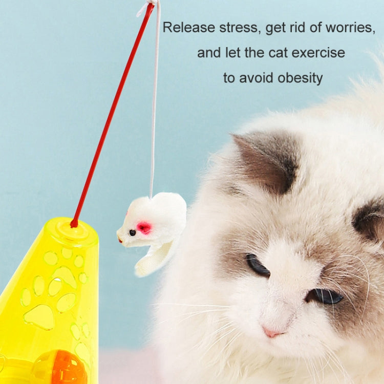 Cat Toy Ball Cat Stick Self-stimulation Boredom Relief Food Leakage Tumbler