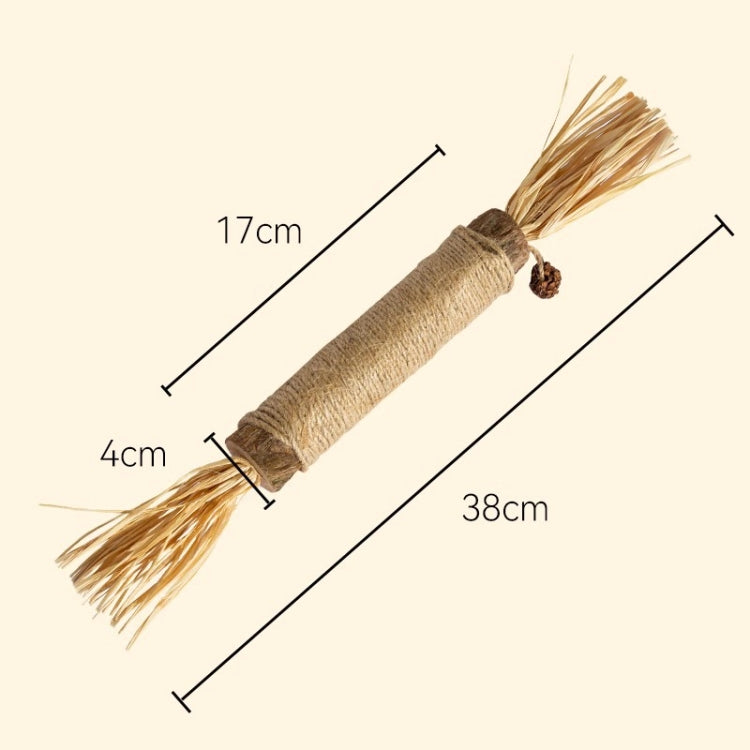 38cm Extra Large Silvervine Cat Toy Kitten Teeth Cleaning Dental Toy, 38cm Lafite