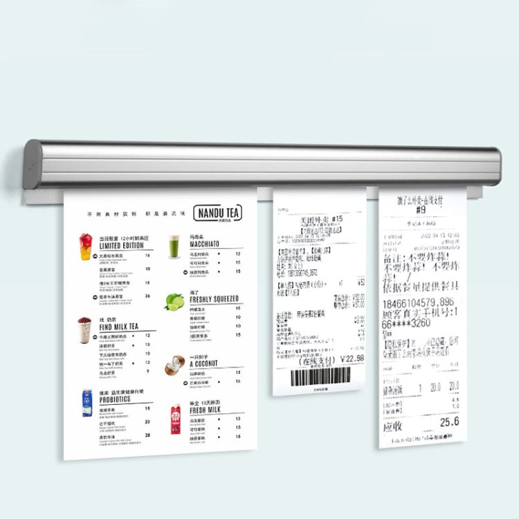 Kitchen Order Holder Restaurant Takeaway Aluminum Ticket Holder, 30cm, 40cm