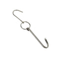Stainless Steel Double Ring Duck Cooker Hanger Outdoor Barbecue Hanging Hook Stand, 3 Centi Small Ring 23cm, 3 Centi Small Wax Ring 24.5cm, 3 Centi Large Wax Ring 33cm, 3 Centi Medium Wax Ring 29cm, 4 Centi  Steel Thick Short 24cm                      ...