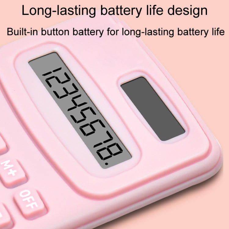 Small Solid Color Calculator Dormitory Student Office Exam Tool