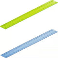 Soft Ruler Student Flexible Ruler Tape Measure Straight Ruler Office School Supplies, 20cm, 30cm