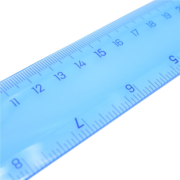Soft Ruler Student Flexible Ruler Tape Measure Straight Ruler Office School Supplies, 20cm, 30cm