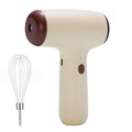 Wireless Mini Handheld Multi-Function Electric Stirring Mixer, Single Stick Khaki, Single Stick Beige, Double Stick Khaki, Double Stick Beige