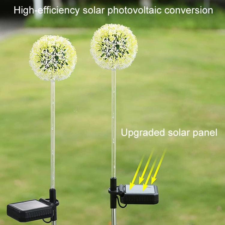 Dandelion Lawn Ground Plug Light Decoration Outdoor Solar LED Garden Lights, Single Head