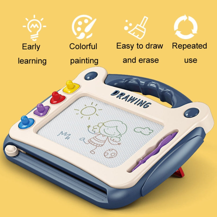 Children Drawing Board Magnetic Writing Board Colorful Baby Doodle Board Toy, Small Blue, Small Pink, Small Green, Large Blue, Large Pink, Large Green