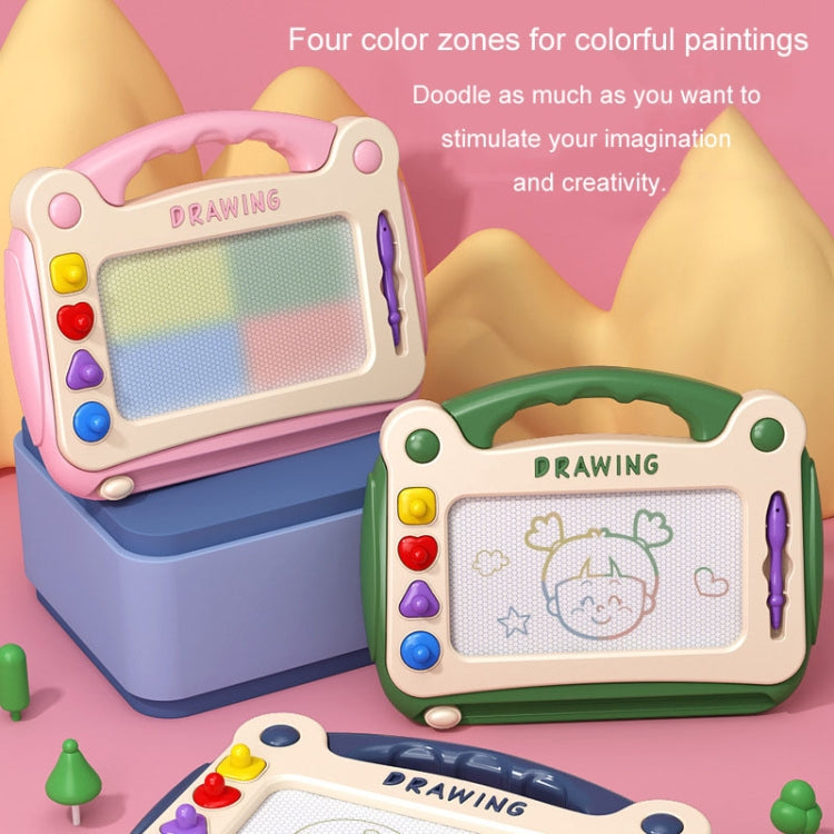 Children Drawing Board Magnetic Writing Board Colorful Baby Doodle Board Toy, Small Blue, Small Pink, Small Green, Large Blue, Large Pink, Large Green