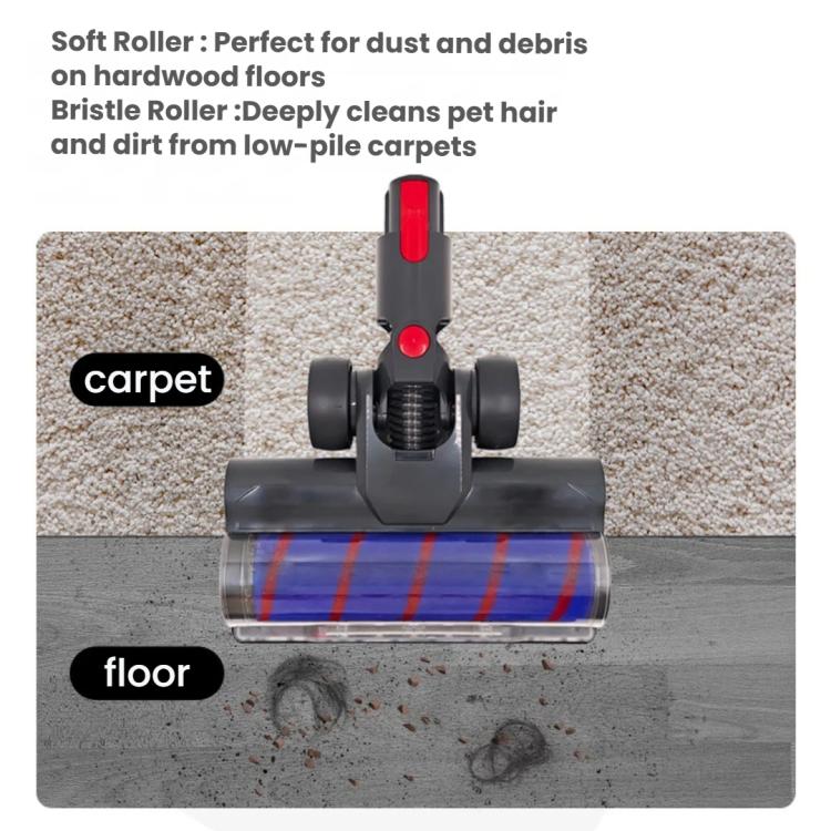 For X0011/X0012/X0013 Motorized Floor Head, Soft Brush Bar, Bristle Brush Bar