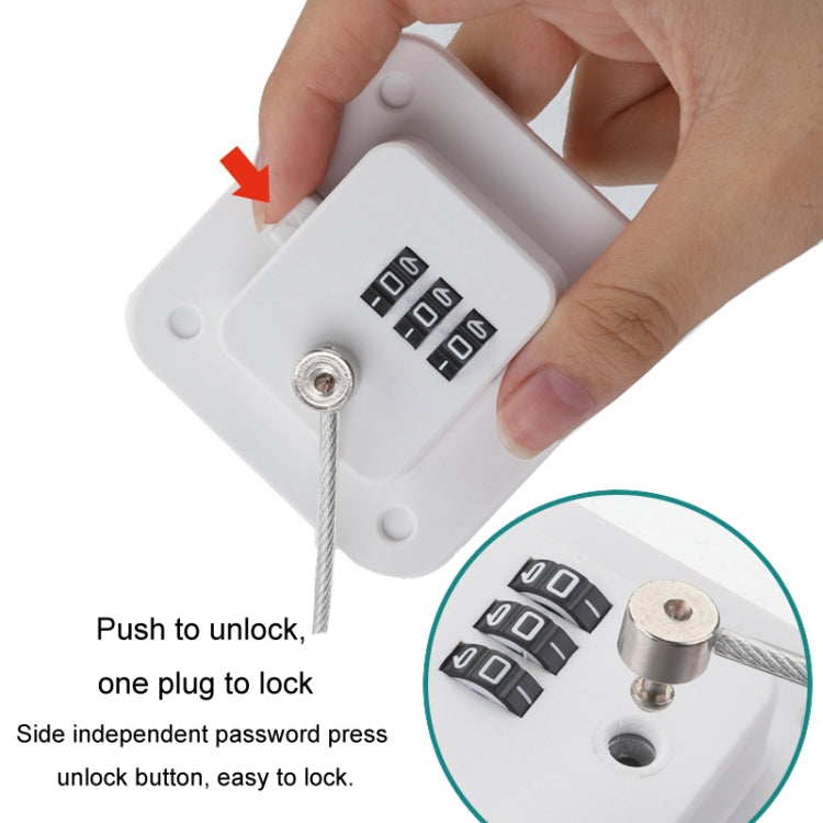 Child Safety Lock No Hole Window Limiter Refrigerator Drawer Cabinet Combination Lock, 3-bit Black, 3-bit White, 2-bit Black, 2-bit White, 2-bit Gray