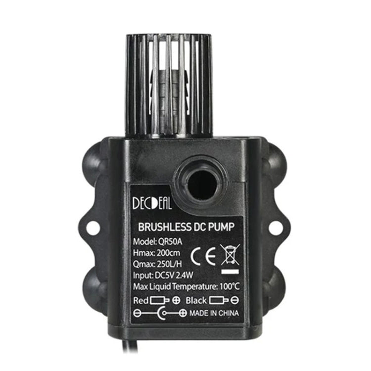 USB Power Supply Brushless Cold Water Circulating Fountain Water Pump, QR50A