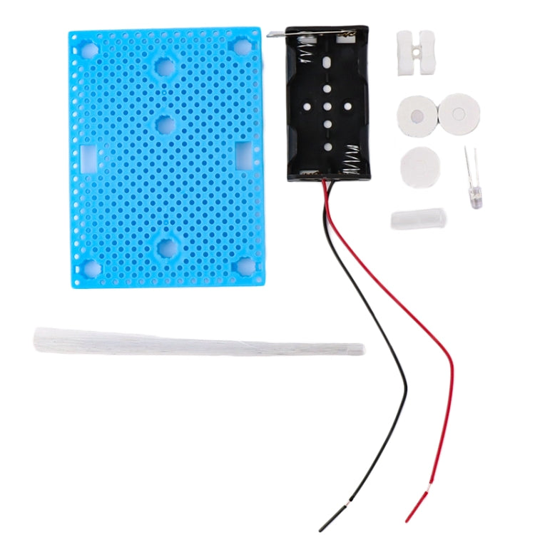 Colorful Fiber Optic Light Children Handmade Science Fun Invention DIY Assembly Model Material Kit, Colorful Fiber Optic Light