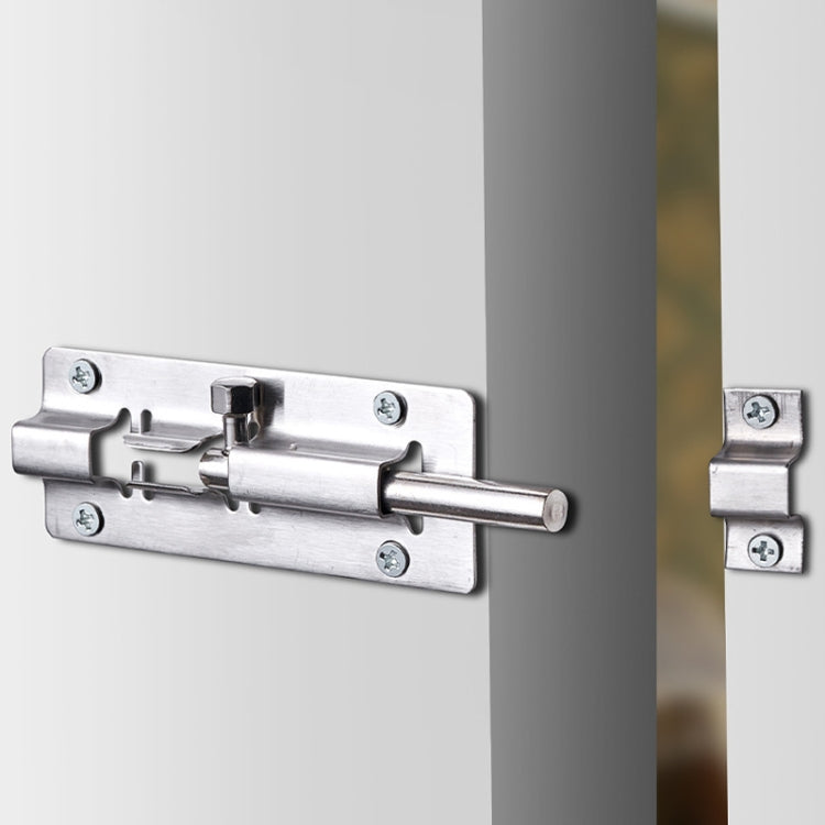 Stainless Steel Latch Door Bolt Bathroom Wooden Door And Window Anti-Theft Latch Lock, 2 inch, 3 inch, 4 inch, 5 inch, 6 inch, 8 inch, 10 inch, 12 inch