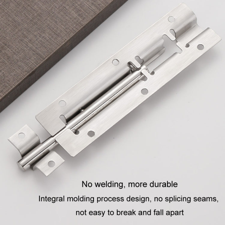 Stainless Steel Latch Door Bolt Bathroom Wooden Door And Window Anti-Theft Latch Lock, 2 inch, 3 inch, 4 inch, 5 inch, 6 inch, 8 inch, 10 inch, 12 inch