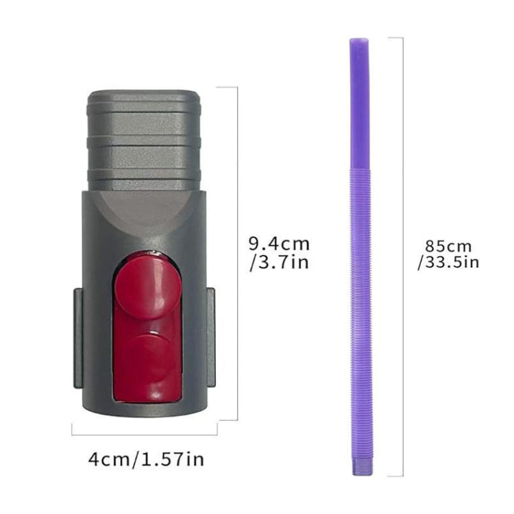 Cordless Vacuum Dryer Vent Cleaner Kit Hose Attachment, For Dyson V7 V8 V10 V11 V15 G5 Purple, For Dyson V6 / DC Purple, For Dyson V7  V8  V10 V11  V15 G5 Gray, For Dyson V6 / DC Gray