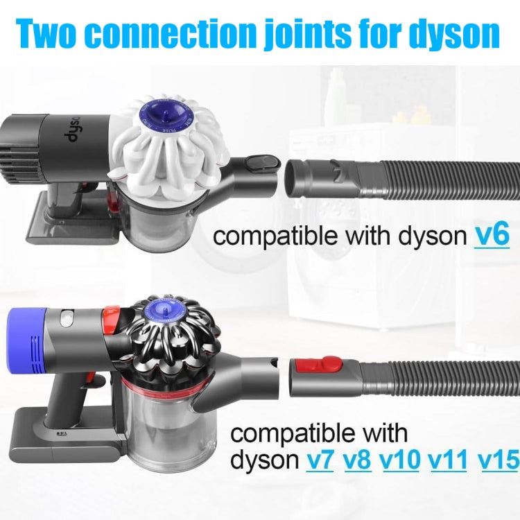 Cordless Vacuum Dryer Vent Cleaner Kit Hose Attachment, For Dyson V7 V8 V10 V11 V15 G5 Purple, For Dyson V6 / DC Purple, For Dyson V7  V8  V10 V11  V15 G5 Gray, For Dyson V6 / DC Gray