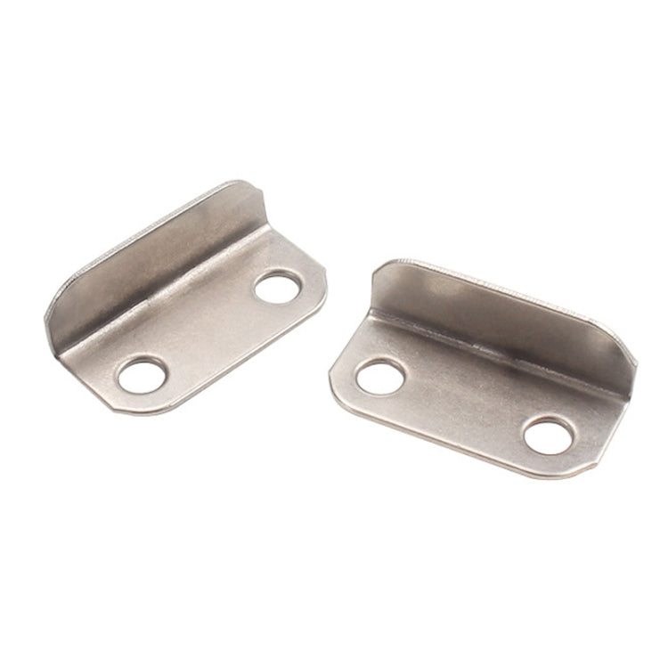 10pcs Lock Accessories L-Shaped Right Angle Office Drawer Lock Plate Furniture Parts Door Stopper