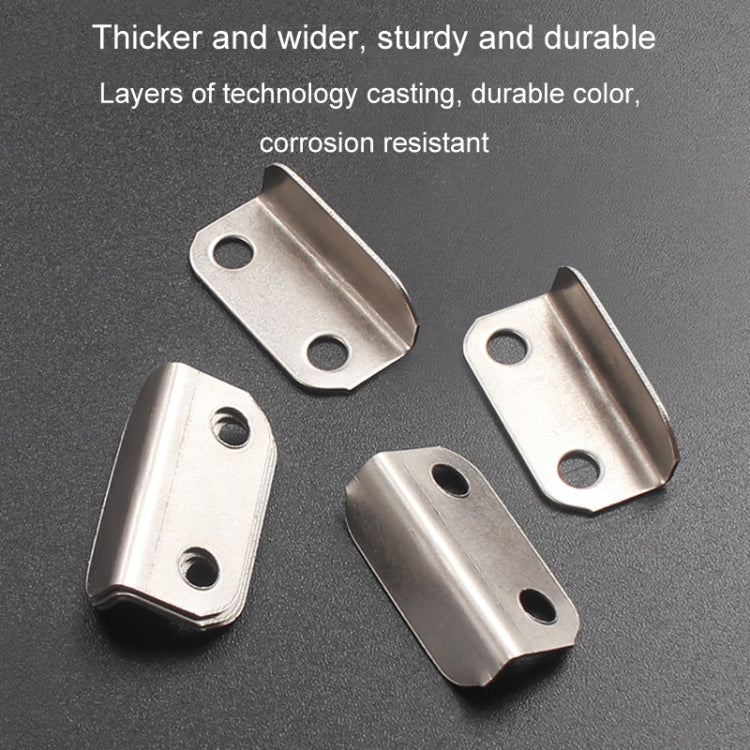 10pcs Lock Accessories L-Shaped Right Angle Office Drawer Lock Plate Furniture Parts Door Stopper
