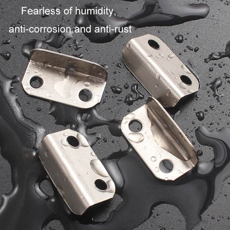 10pcs Lock Accessories L-Shaped Right Angle Office Drawer Lock Plate Furniture Parts Door Stopper