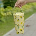 Portable Milk Tea Tote Bag Heat Preservation Eco-friendly Handbag Carrying Insulated Cup Cover, Lemon, Cats, Ice Cream, Bunny