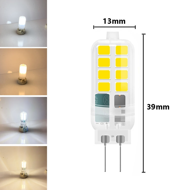 G4 AC/DC12V 3W Flicker-free Replacement LED Halogen Lamp Beads, Warm White, Cold White, Natural White