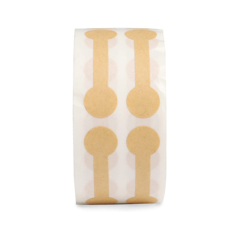 2pcs Jewelry Price Decoration Natural Kraft Paper Stickers, J208, J209