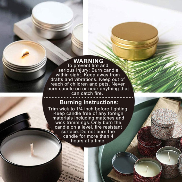 1.5 Inch Round Warning Label Packaging Sticker