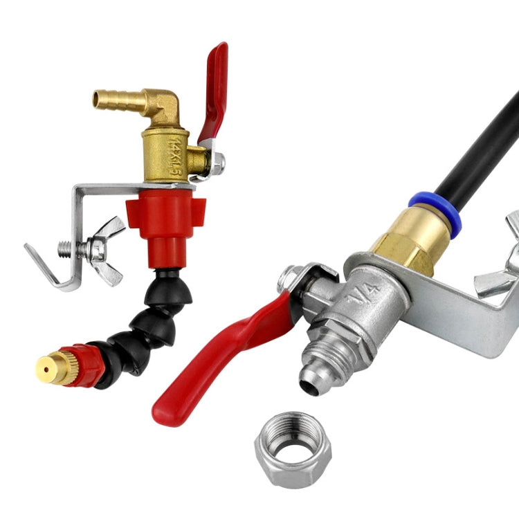 Angle Grinder Marble Cutting Machine Water Filling / Spraying Device Cooling Dusting Dust Spray Nozzle, 1 Snap Spout + Waterproof Tape, 1 Snap Aluminum Tube Spout-Longer, Bamboo Tube, 1 Snap Aluminum Tube Spout-Short