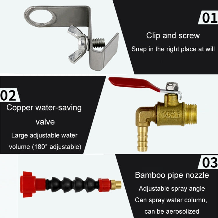 Angle Grinder Marble Cutting Machine Water Filling / Spraying Device Cooling Dusting Dust Spray Nozzle, 1 Snap Spout + Waterproof Tape, 1 Snap Aluminum Tube Spout-Longer, Bamboo Tube, 1 Snap Aluminum Tube Spout-Short